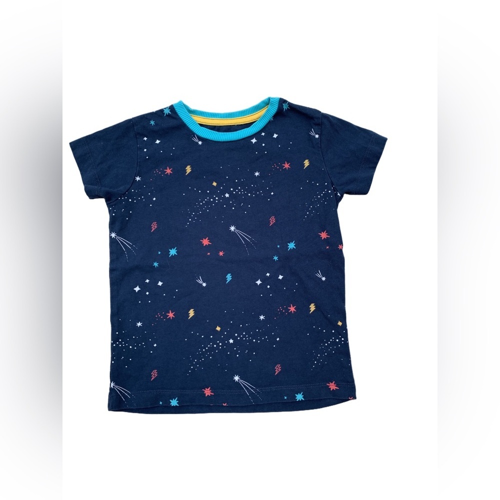 Mightly Size 4t Shooting Star Fireworks Organic Tee